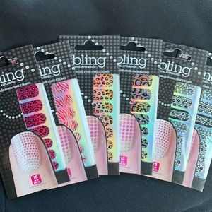 NWT Bling Nail Appliqués Bundle of 6 *WOW😍